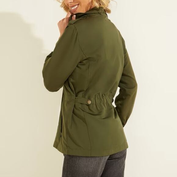 Guess Samira Field Jacket in Joshua Tree Women’s Sz M - Picture 4 of 10